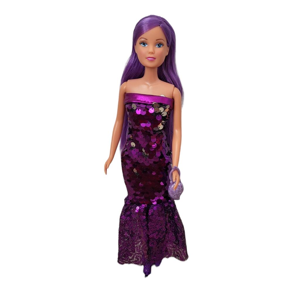 Steffi Doll Fashion Doll Fancy Purple Dress